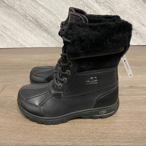 UGG | Kids Butte II CWR Snow Boots Black Size 13 - Picture 4 of 9